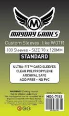 MAYDAY -STANDARD CARD SLEEVES - 70MM X 120MM - 100ct - MDG-7100